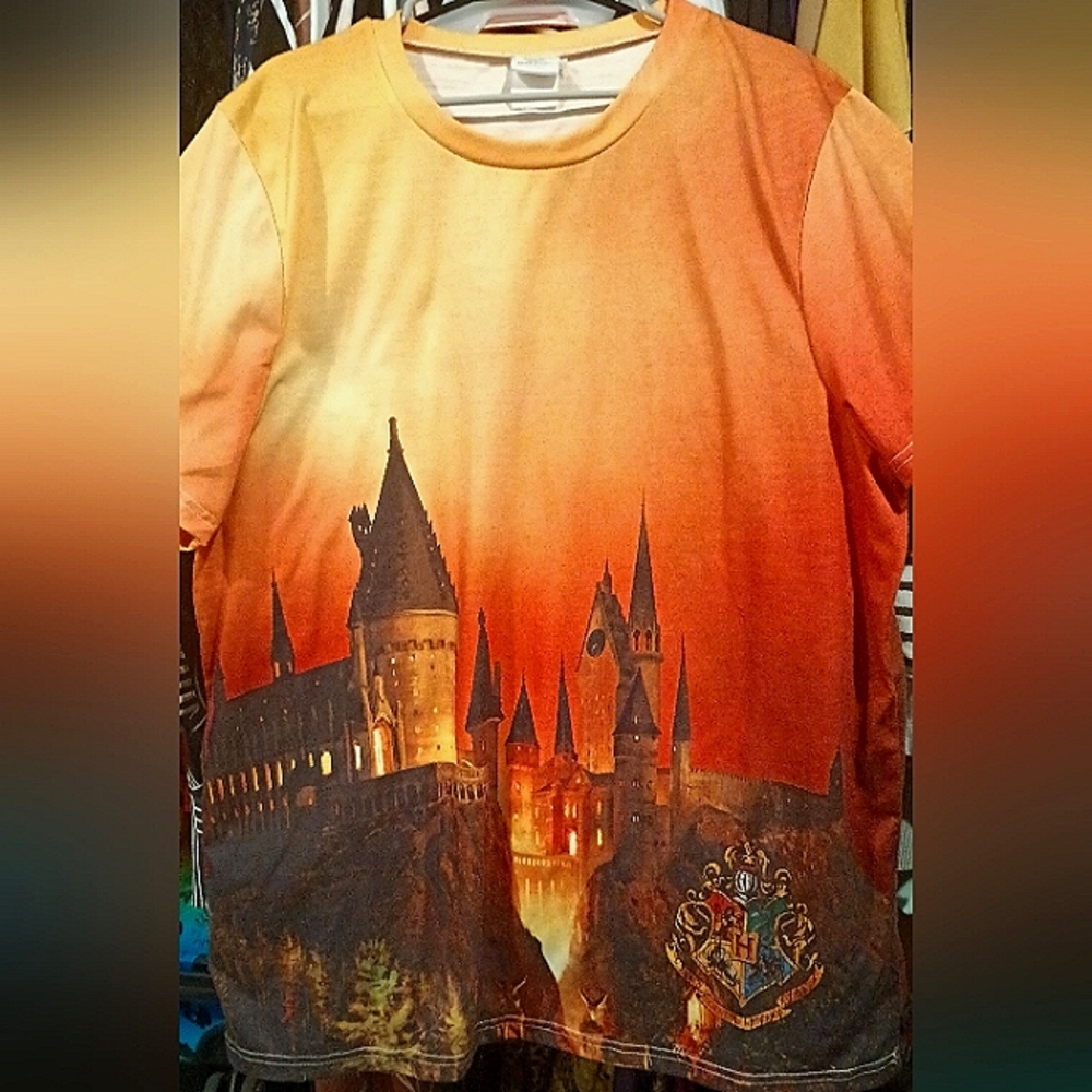 Harry Potter World Universal Studios Double-Sided XXL POLYESTER T-SHIRT
